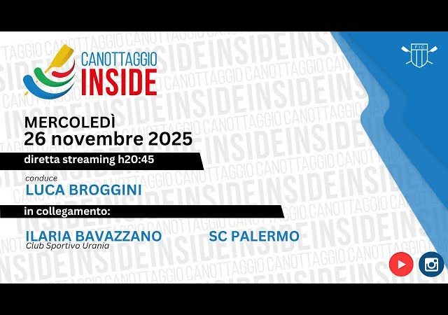 Canottaggio Inside – Puntata 21 del 26  Novembre 2025